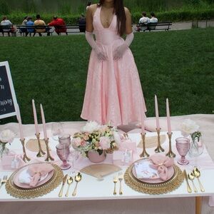 Pink Midi Dress